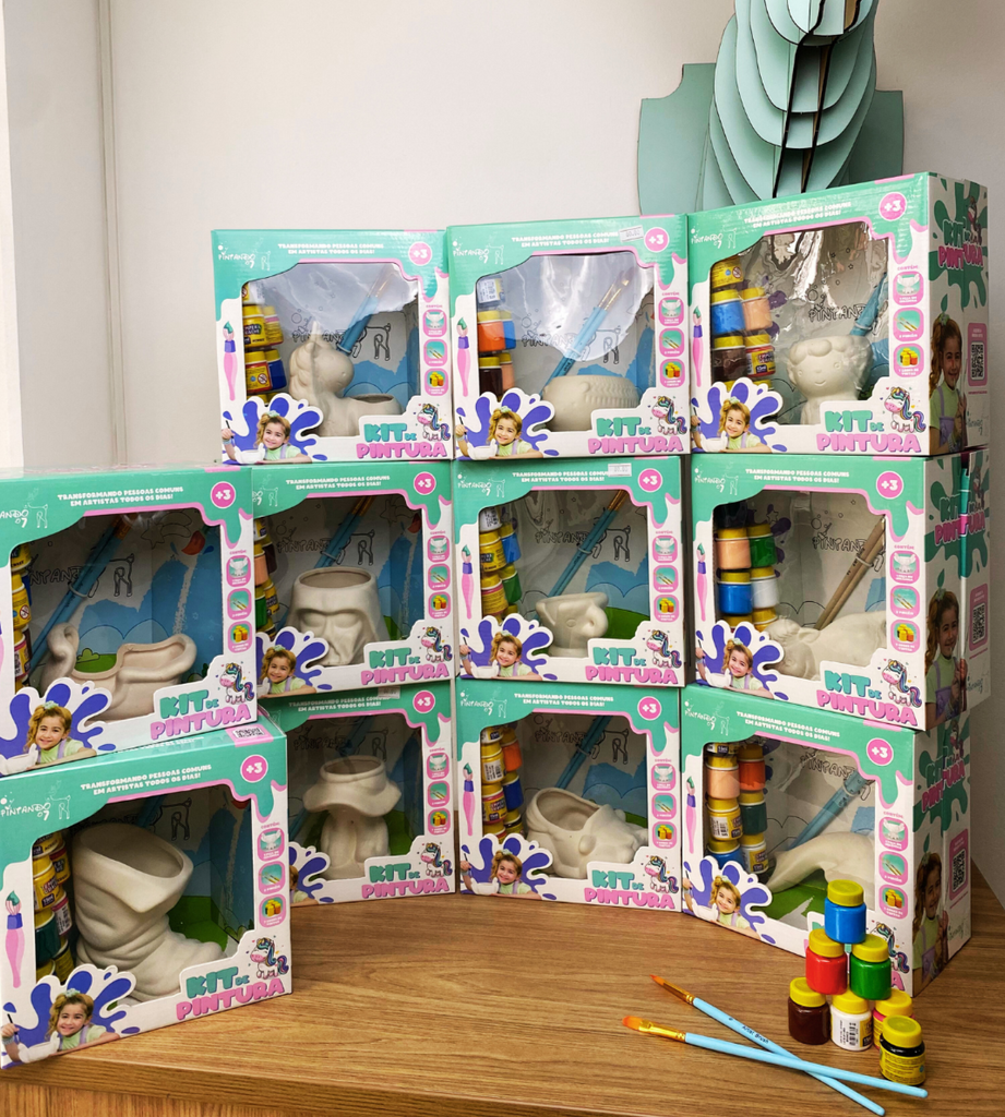 Novo Kit de Pintura- cerâmica fria