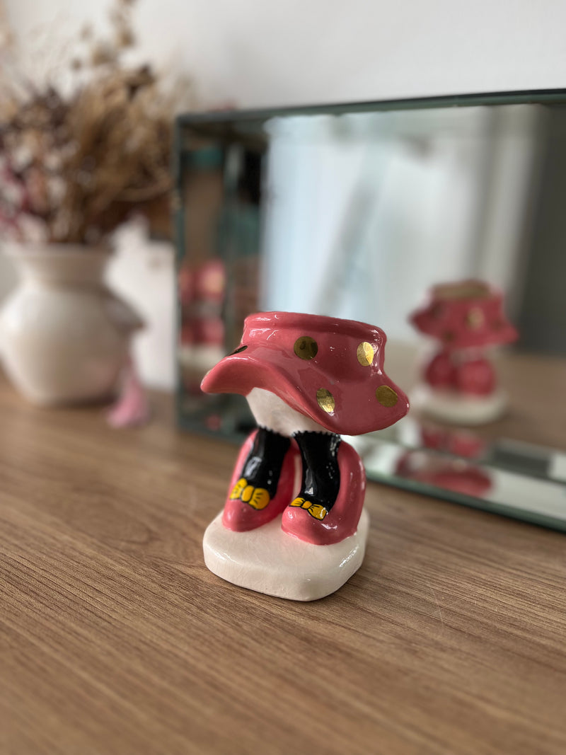 Minnie com Detalhe em Ouro