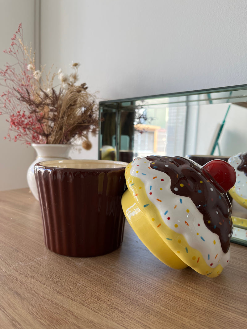 Cup Cake de Cerâmica