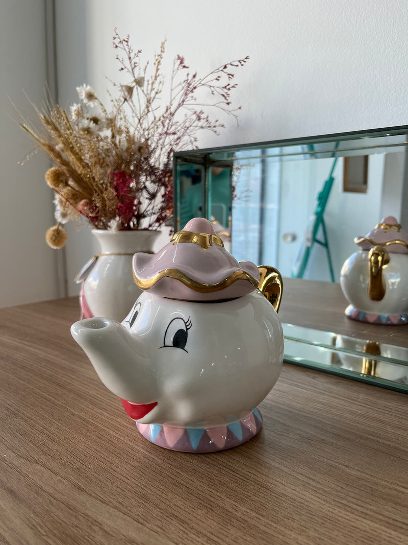 Bule da Bela e a Fera de Cerâmica